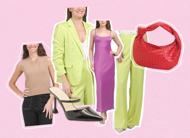 fashion items tj maxx a collage of clothes and accessories