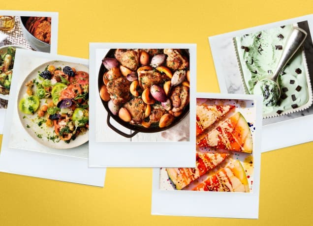 Labor Day menu: collage of recipe images