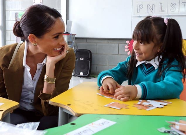 Meghan Markle at Colegio La Giralda