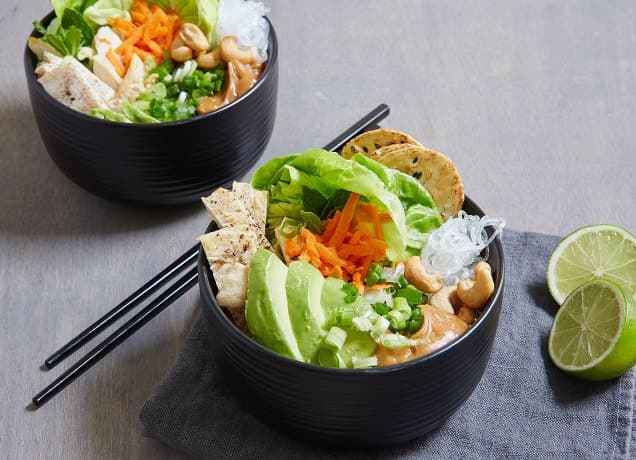 what to cook this week august 19-25: spring roll bowls