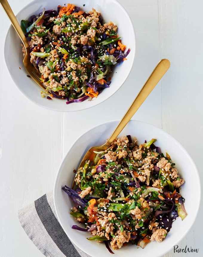 easy dinner recipes: 20-minute paleo egg roll bowls