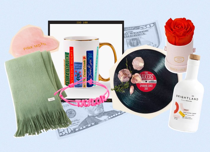 Best Gifts Under 50: collage of various products that are under 50 dollars