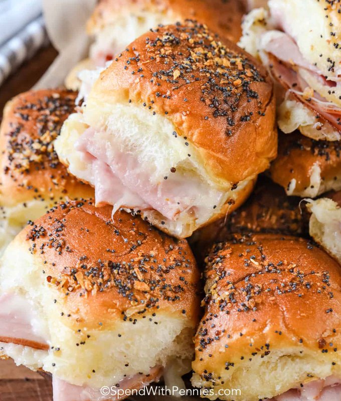 big batch dishes for a crowd: ham and cheese sliders