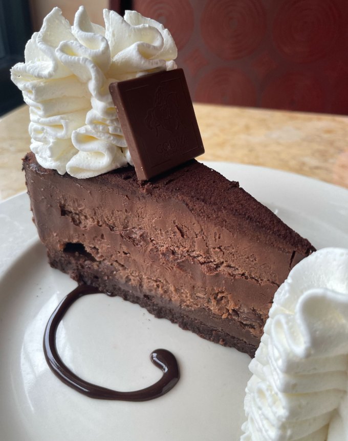 cheesecake factory cheesecakes: godiva chocolate cheesecake