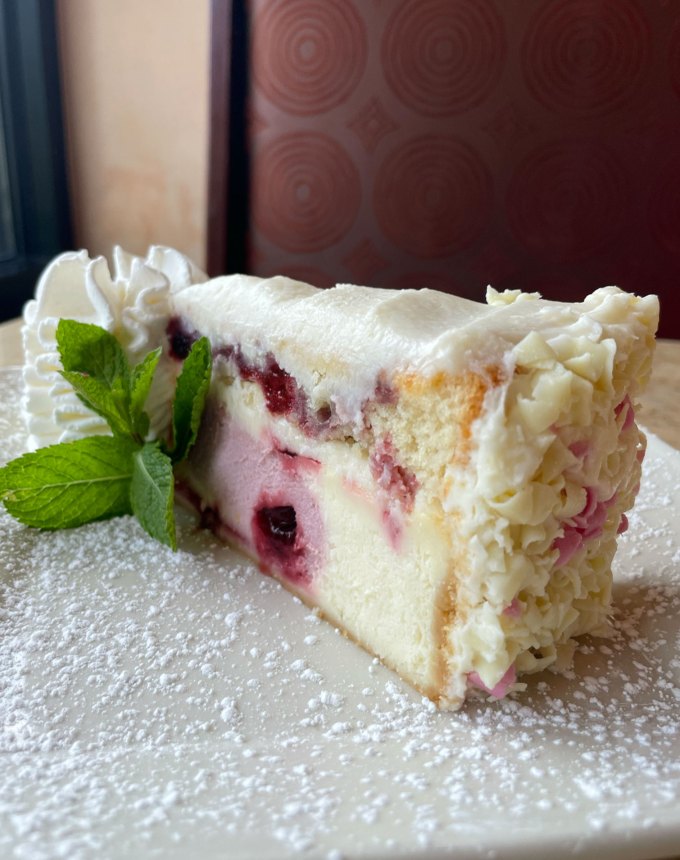 cheesecake factory cheesecakes: triple berry cheesecake