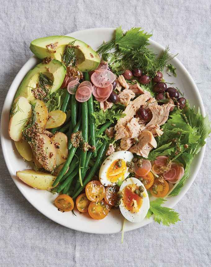 cold dinner recipes: aran goyoaga's nicoise salad