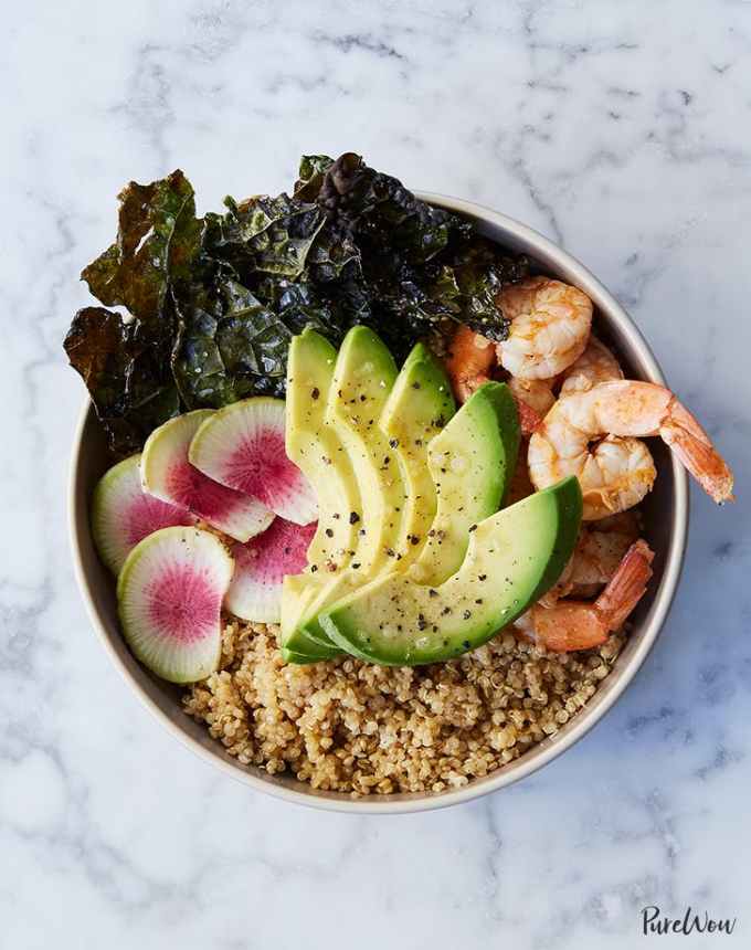 cold dinner recipes: the ultimate quinoa-avocado bowl