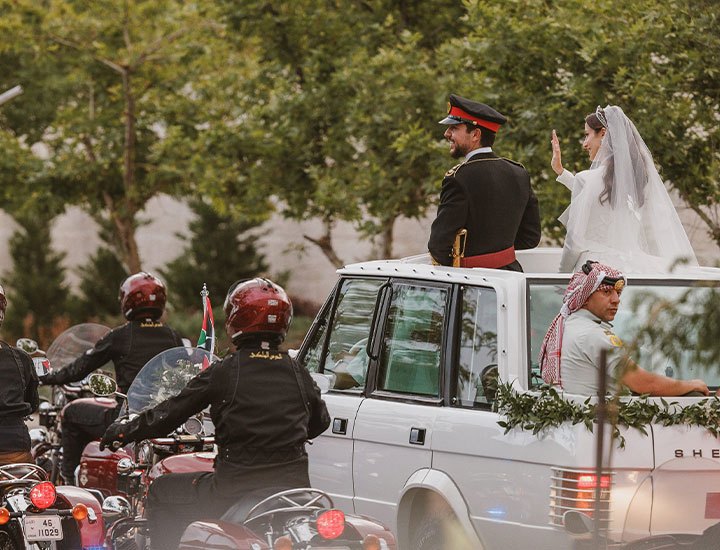 Crown Prince Hussein and Wife Wedding Day CAT2