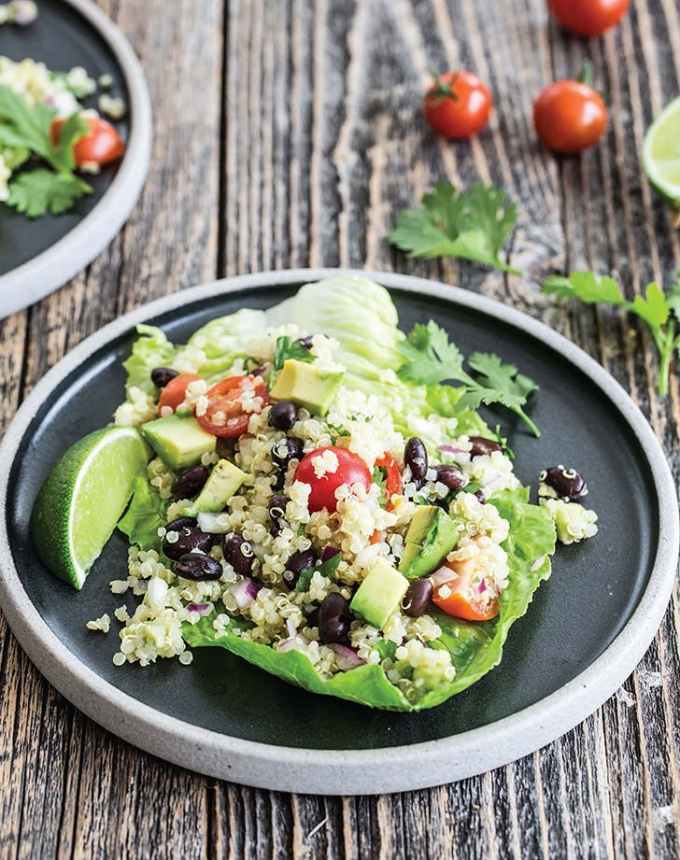 easy dinner recipes: quick avocado quinoa salad