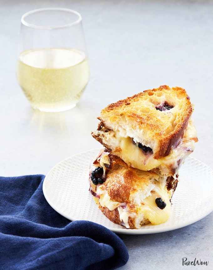 easy summer dinner ideas blackberry peach grilled cheese