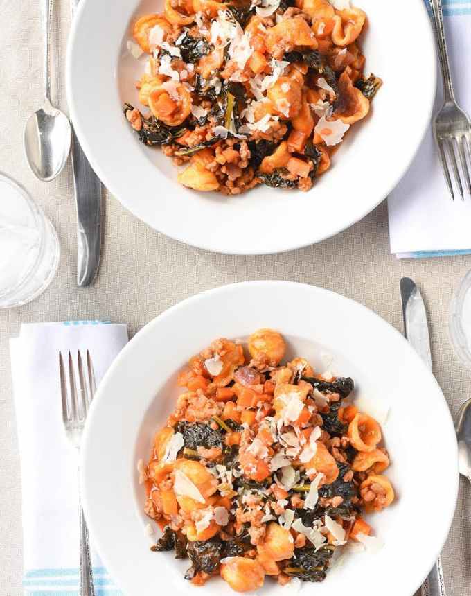 easy summer dinner ideas one pot orecchiette ragu recipe