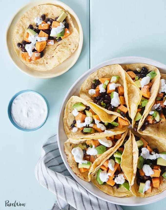 easy summer dinner ideas sweet potato black bean tacos recipe 921