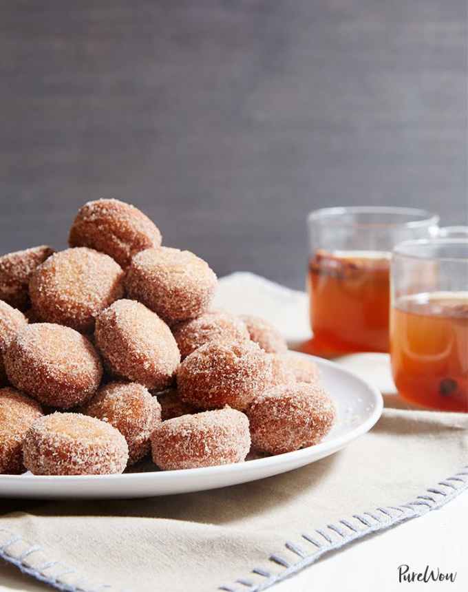 fall activities apple cider doughnut holes recipe