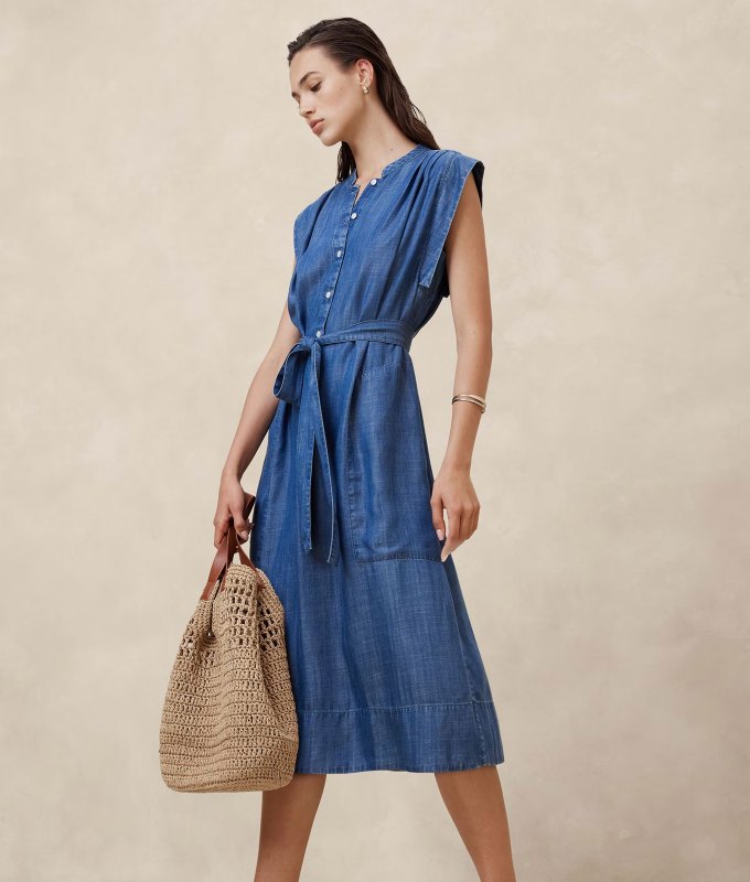 fall dresses under 150 chambray