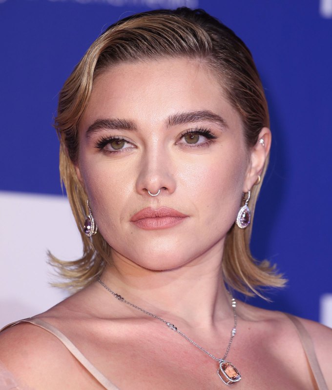 Florence Pugh rocking a hydro bob.