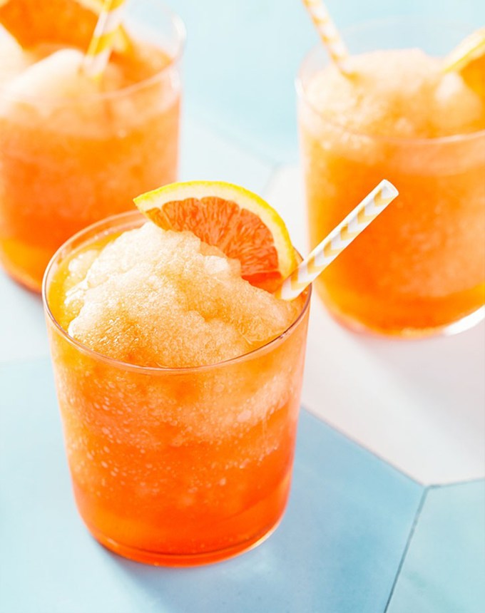 Labor Day menu: frozen Aperol spritz