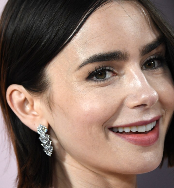 lily collins merit beauty routine emily in paris premiere