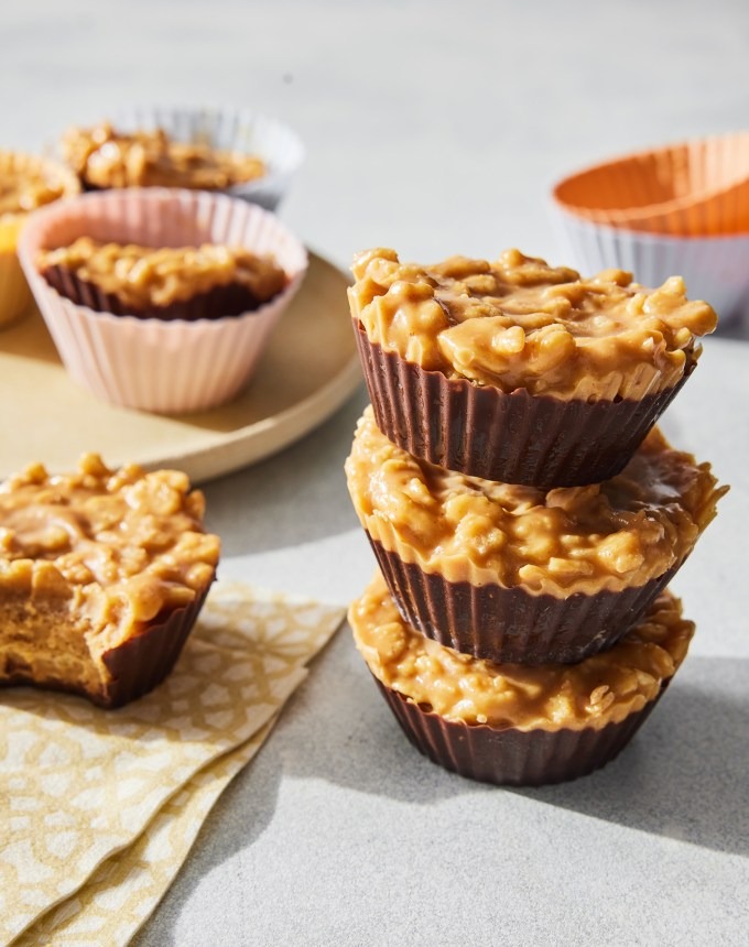 make ahead tailgate foods: crunchy peanut butter cups