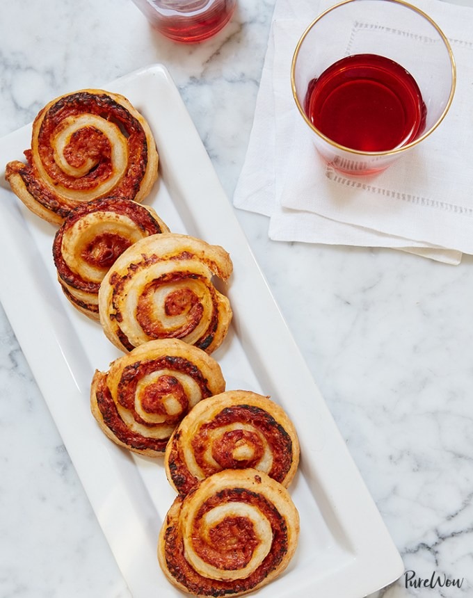 make ahead tailgate foods: italian pinwheels