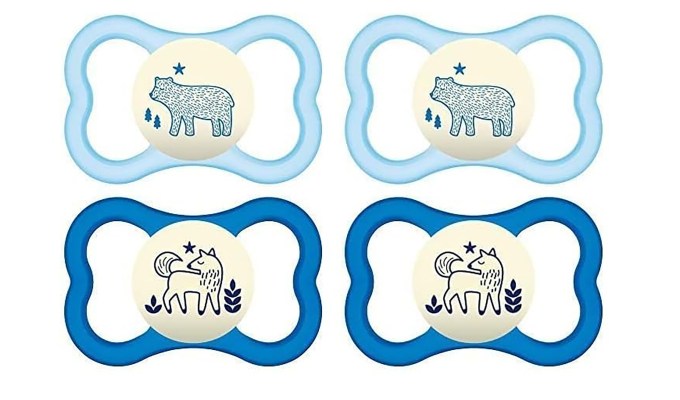 MAM night pacifiers random but useful baby registry