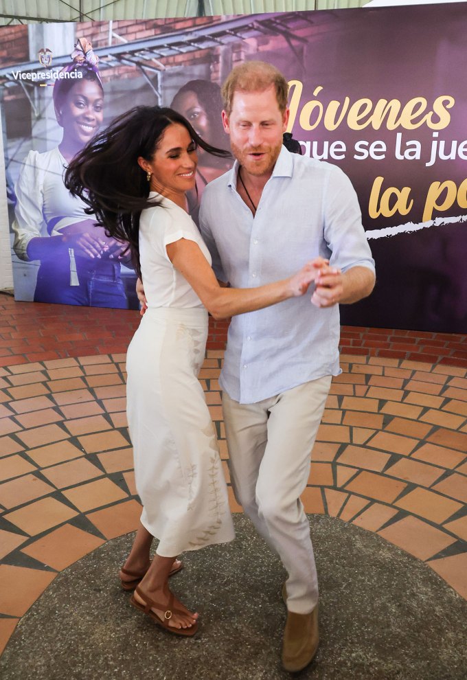 meghan harry dancing salsa