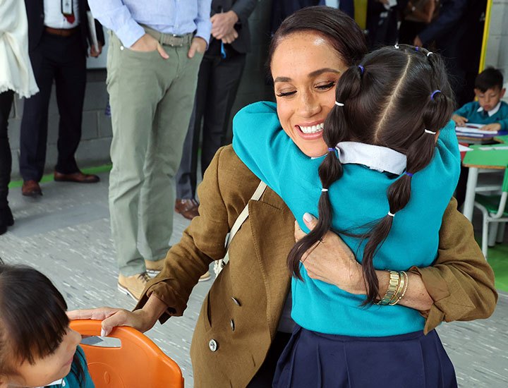 Meghan Markle Colombia School Tour CAT2