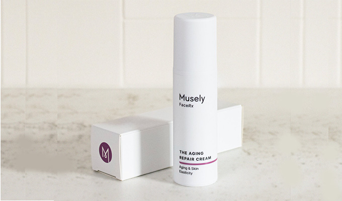 menopause skincare products: Musely face cream \