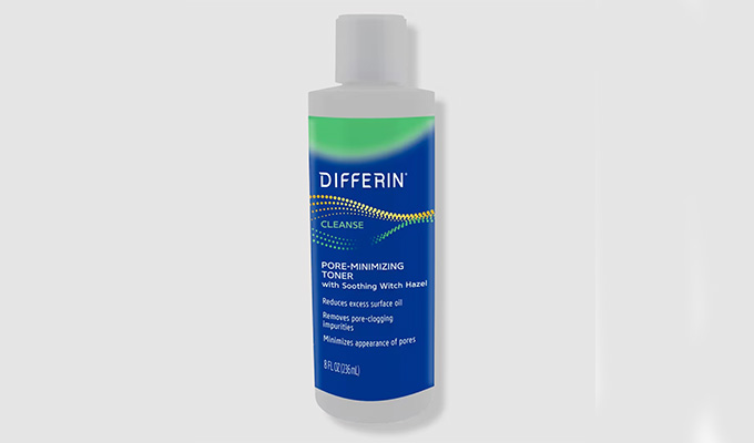 menopause skincare products: Differin tonic