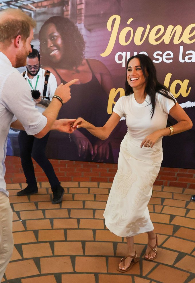 meghan markle dancing with prince harry salsa