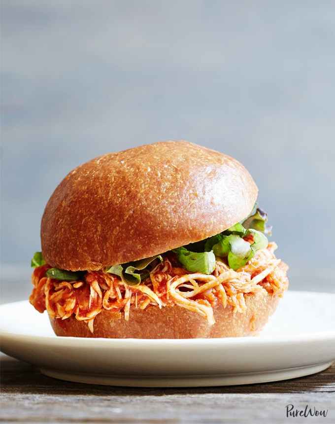 easy dinner recipes: slow cooker pulled chicken