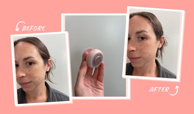 solawave 2 in 1 skincare mini review before and after