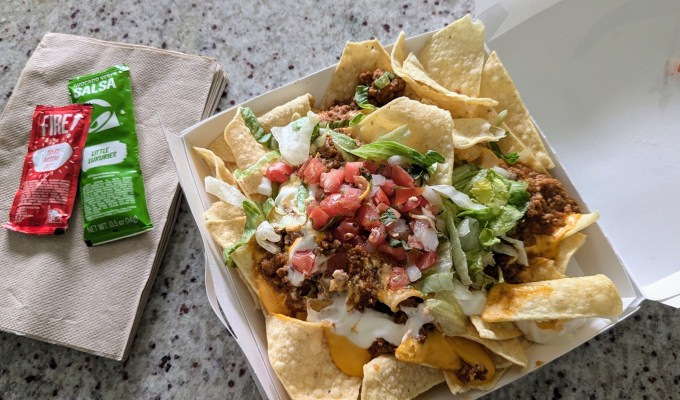 loaded nachos, a taco bell secret menu hack