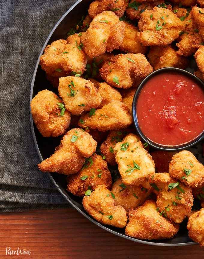 toddler lunch ideas: chicken parmesan bites