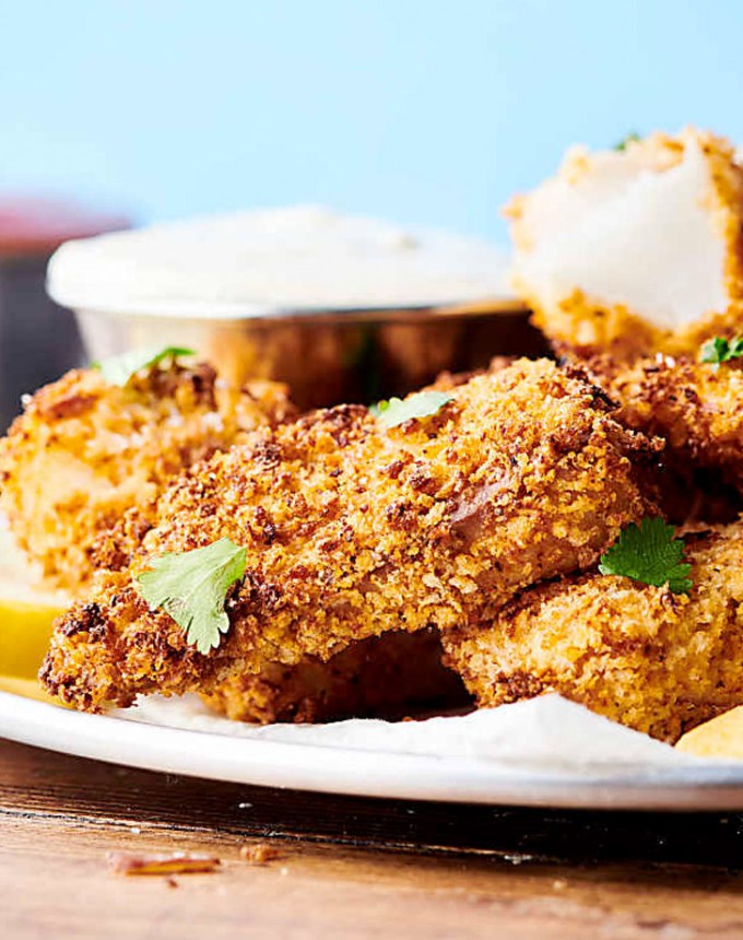 toddler lunch ideas: homemade fish sticks