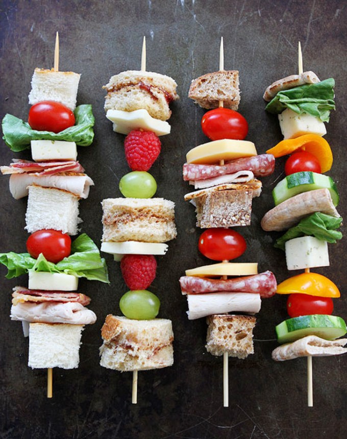 toddler lunch ideas: sandwich on a stick