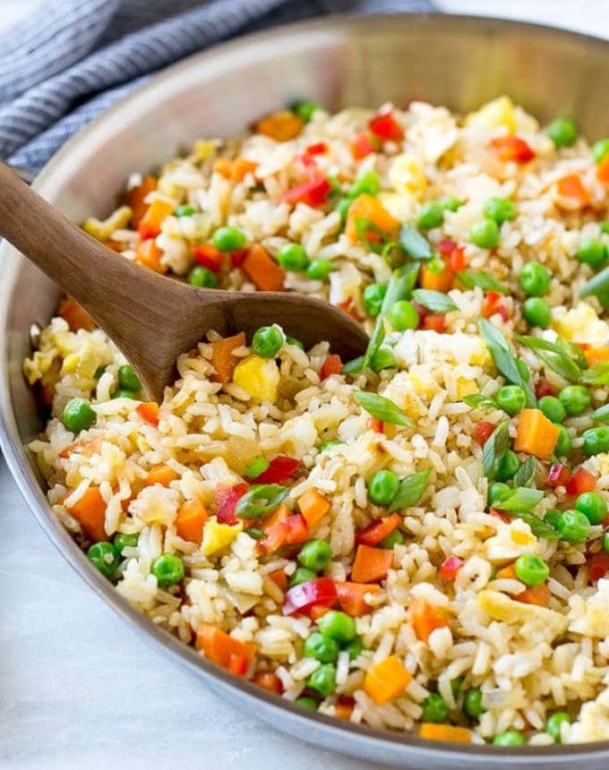 toddler lunch ideas: veggie fried rice