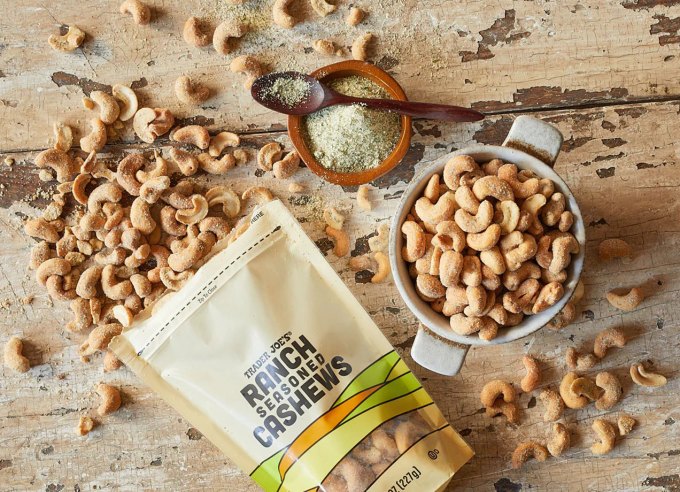 what's new at trader joe's august 2024: ranch cashews