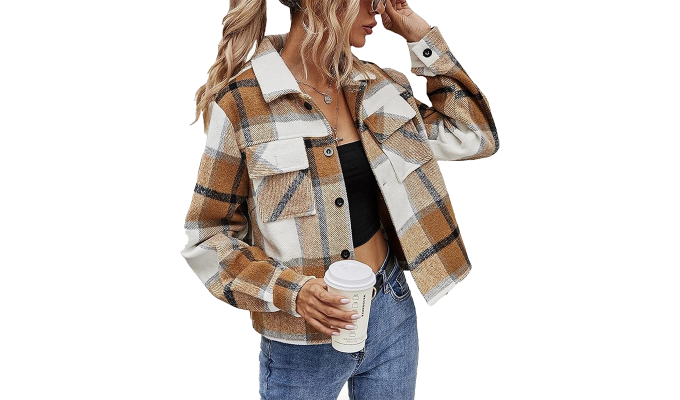 amazon jackets plaid