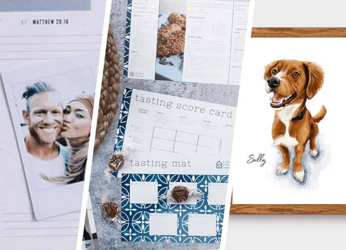 gifts for couples, from scratch-off adventure books and date boxes to pet portraits