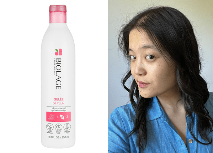 best hairspray for fine hair: biolage gelée styler