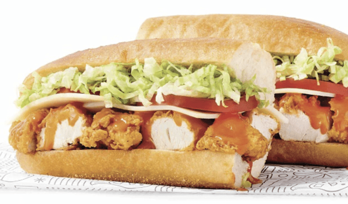 publix chicken tenders sub with buffalo sauce