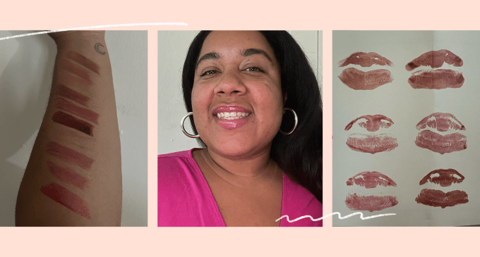 fenty beauty gloss bomb stix a photo of chelsea candelario and swatches