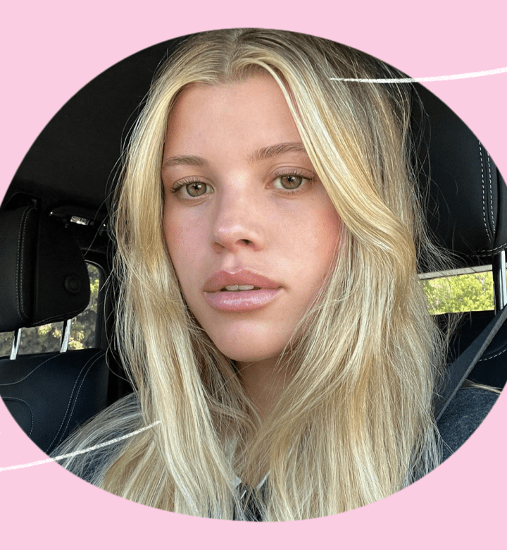 scandinavian hairline trend a photo of sofia richie