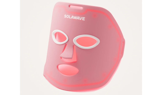 solawave wrinkle retreat mask shown unboxed