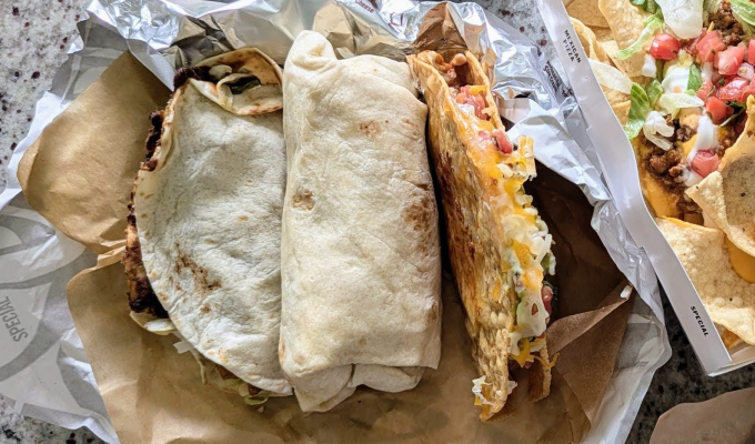 nacho fries in tacos and burritos from taco bell